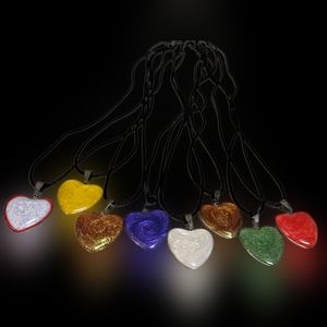 Valentines Day Heart Shaped Pendent Necklace
